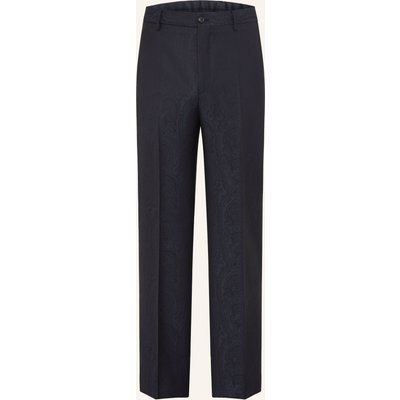 Etro Anzughose Regular Fit Aus Jacquard blau