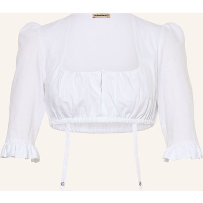 Gottseidank Dirndlbuse Gwendolyn Mit 3/4-Arm weiss