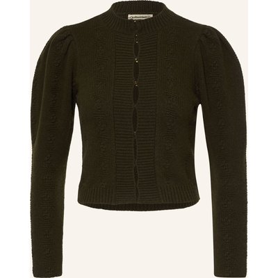 Gottseidank Strickjacke Mette Aus Merinowolle gruen