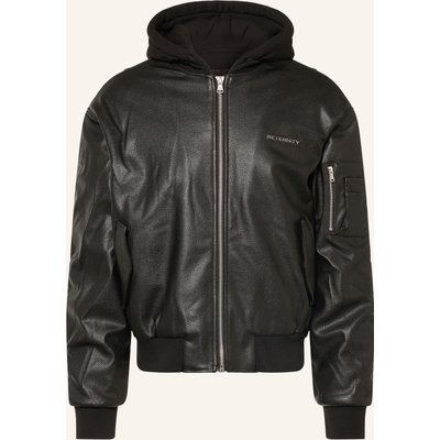 Reternity Blouson Metropolitain In Lederoptik Mit Blende schwarz