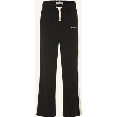 Reternity Cordhose Studio Regular Fit Mit Galonstreifen schwarz