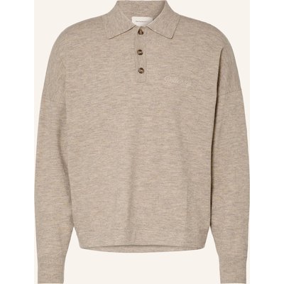 Reternity Strick-Poloshirt Designed To Create beige