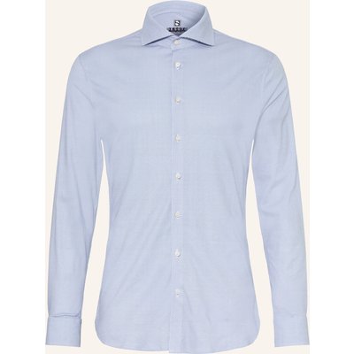 Desoto Jerseyhemd Slim Fit blau
