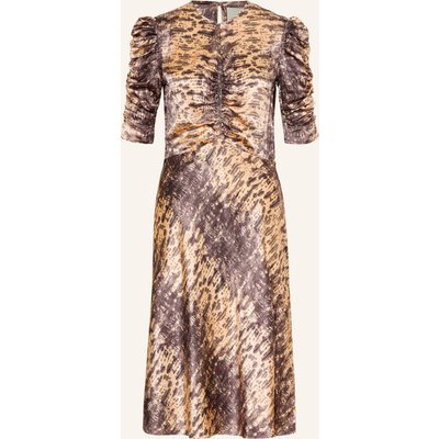 Isabel Marant Cocktailkleid Lemila Aus Seide Mit 3/4-Arm beige