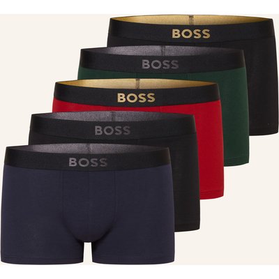 Boss 5er-Pack Boxershorts rot