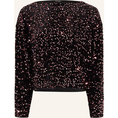 Miss Lagotte Nickishirt Mit Pailletten rot