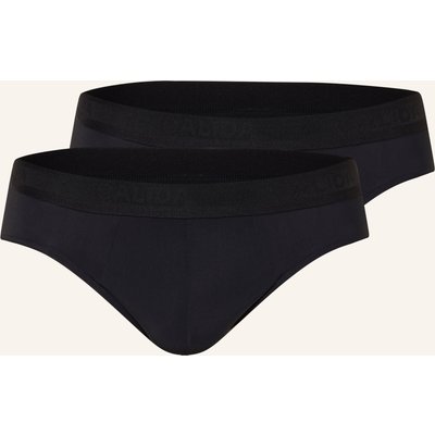 Calida 2er-Pack Slips Micro Stretch schwarz