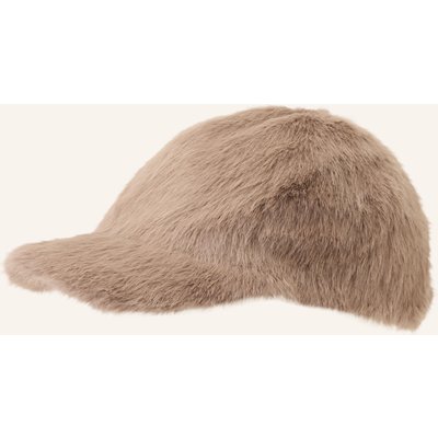 Mrs & Hugs Kunstfell-Cap beige