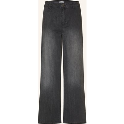 More & More Wide Leg Jeans grau