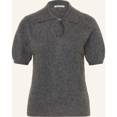 By Malene Birger Strick-Poloshirt Talallia Aus Cashmere grau