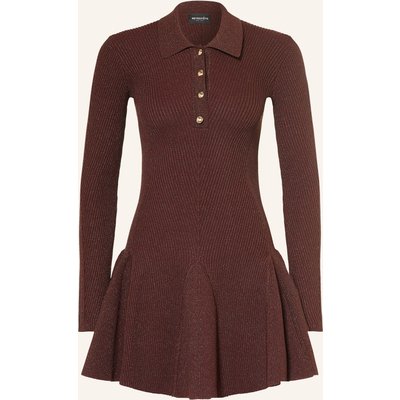 Retrofête Strickkleid Biona Mit Glitzergarn braun