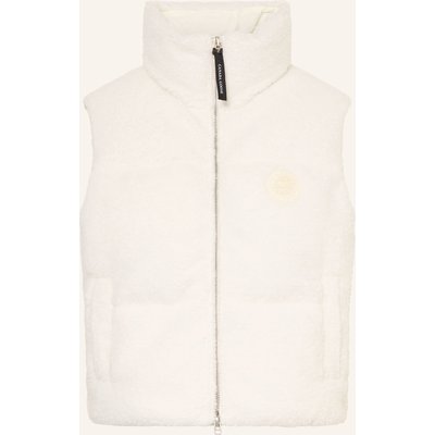 Canada Goose Daunenweste Fallon Aus Teddyfell weiss
