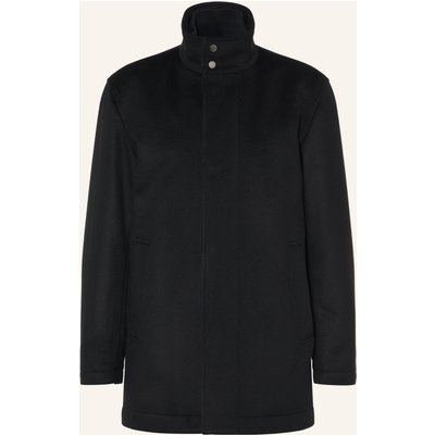 Boss Wollmantel Coxtan schwarz