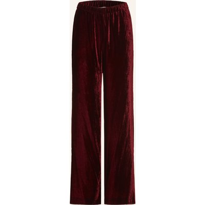 Weekend Max Mara Marlenehose Edro Aus Samt rot