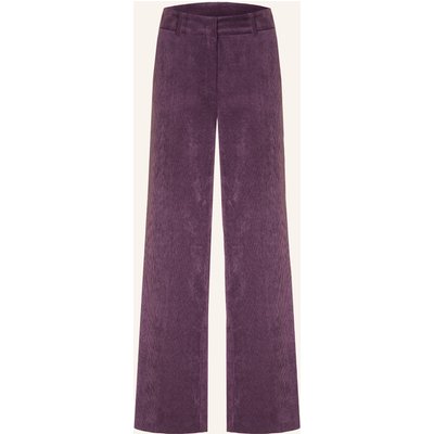 Darling Harbour Marlenehose Aus Cord lila