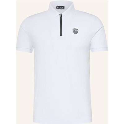 ea7 Emporio Armani Jersey-Poloshirt Train weiss