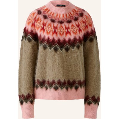 Oui Pullover braun