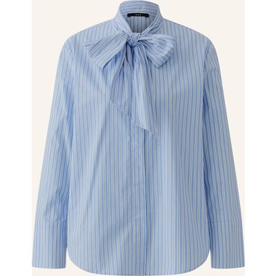 Oui Schluppenbluse blau