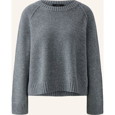 Oui Pullover grau