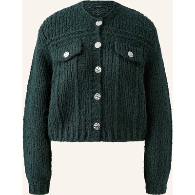 Oui Strickjacke gruen