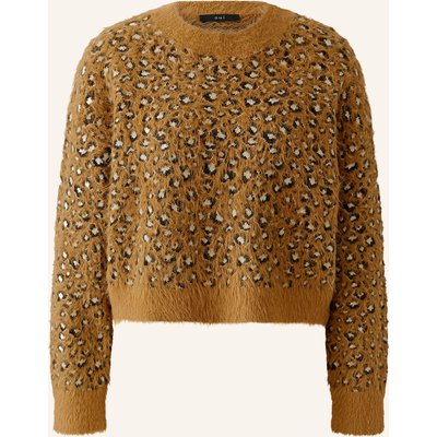 Oui Pullover braun