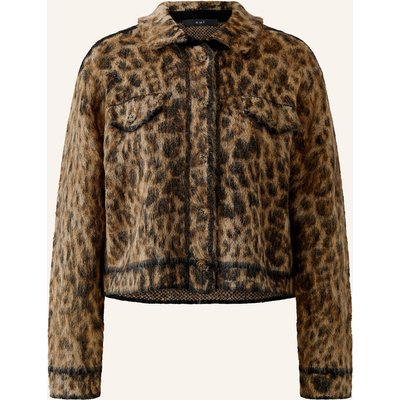 Oui Strickjacke braun