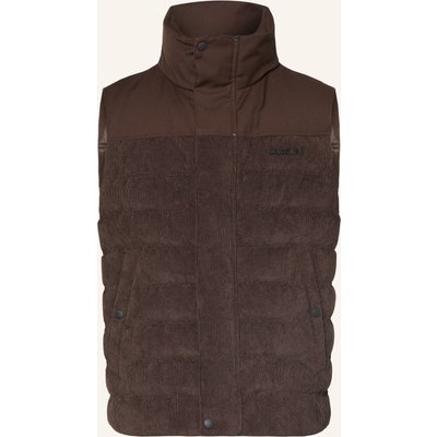 Mackage Daunenweste Brody-Cdy Im Materialmix braun