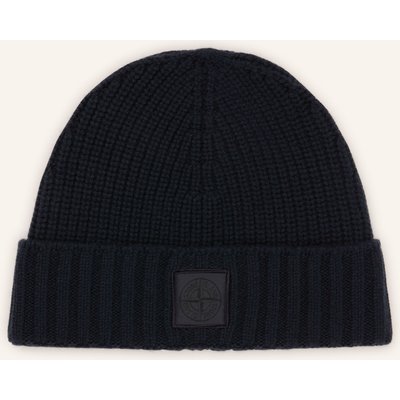 Stone Island Cashmere-Mütze Ghost blau