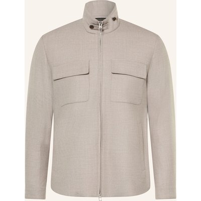 Montecore Overjacket Aus Flanell grau