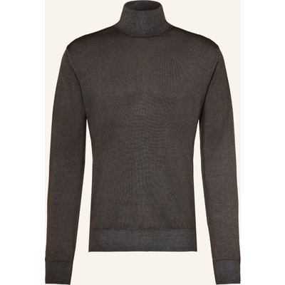 Eton Rollkragenpullover braun