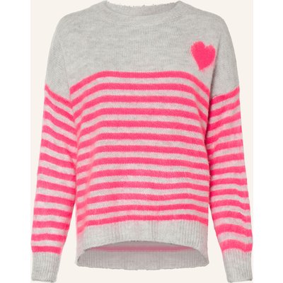 Miss Goodlife Pullover Mit Alpaka grau