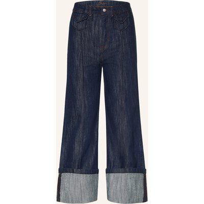 Boss Wide Leg Jeans Marlene blau