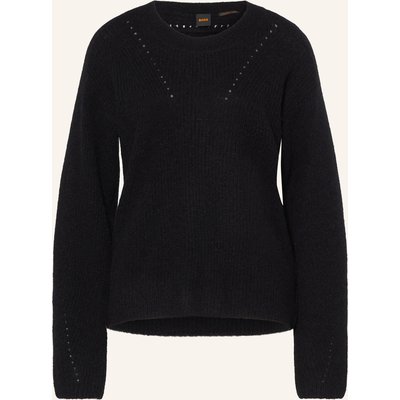 Boss Pullover Fenne Mit Alpaka schwarz