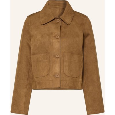 Suncoo Jacke Dune In Lederoptik braun