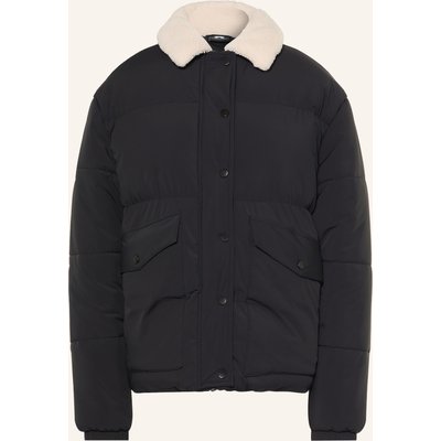 Karo Kauer Steppjacke schwarz