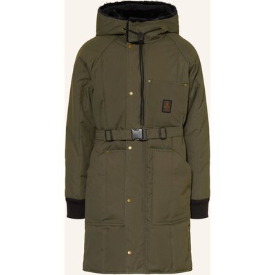 Refrigiwear Steppmantel Mit Kunstfell gruen