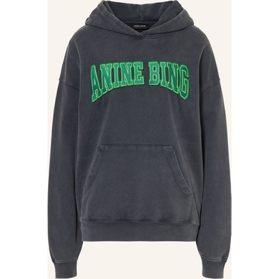 Anine Bing Hoodie Harvey schwarz
