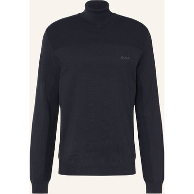 Boss Rollkragenpullover Momentum-X blau