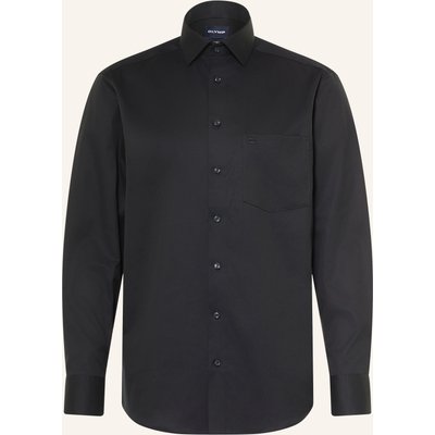 Olymp Hemd Comfort Fit schwarz