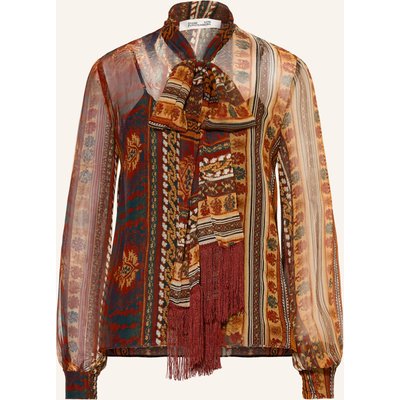 Diane Von Furstenberg Schluppenbluse Garcele orange