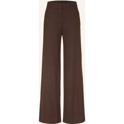 Diane Von Furstenberg Marlenehose Alexander Mit Galonstreifen braun
