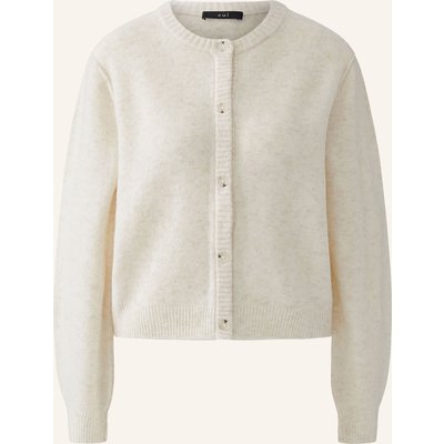 Oui Strickjacke Ilaya weiss