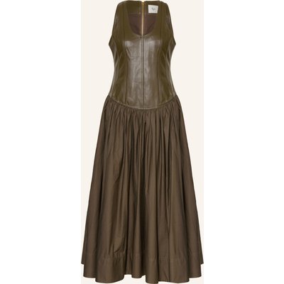 Aje. Kleid Zelia Im Materialmix gruen