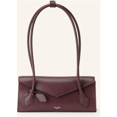 Alaïa Schultertasche Teckel Flap Small rot