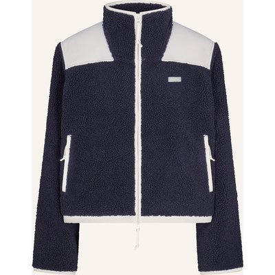 Skims Lounge-Fleecejacke Teddy blau