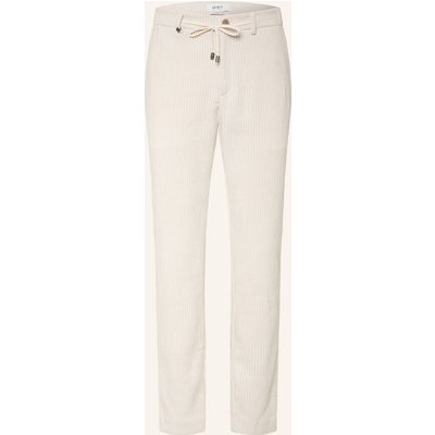 Distretto 12 Cordhose Torino York Extra Slim Fit weiss