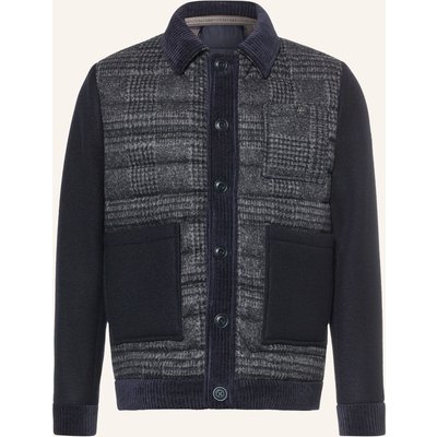 Distretto 12 Overjacket Urban Gent Im Materialmix blau