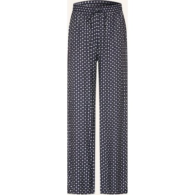 Maje Hose Mit Schmucksteinen blau