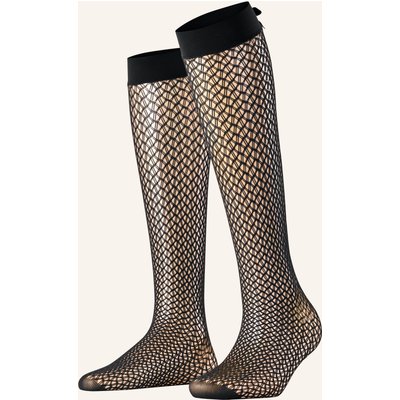 Falke Fein-Kniestrümpfe Miss Ribbon schwarz