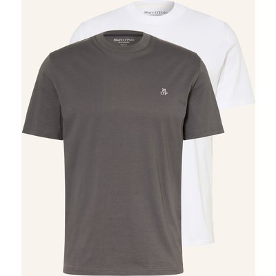Marc O'polo 2er-Pack T-Shirts grau